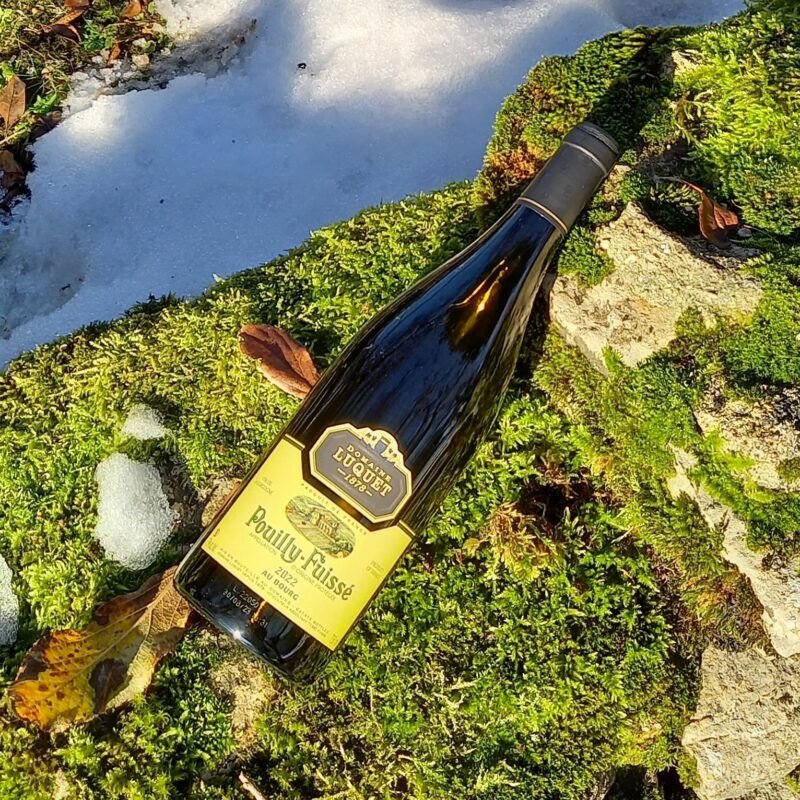Vin Blanc Pouilly Fuissé Au Bourg Domaine Luquet